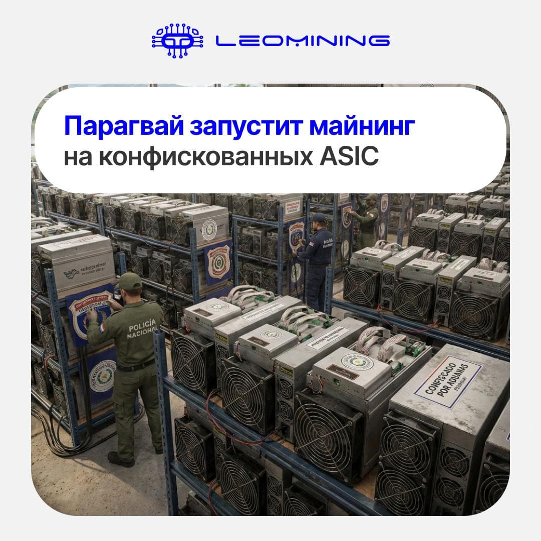 Власти Парагвая решили использовать изъятые у нелегальных майнеров устройства для добычи криптовалюты.